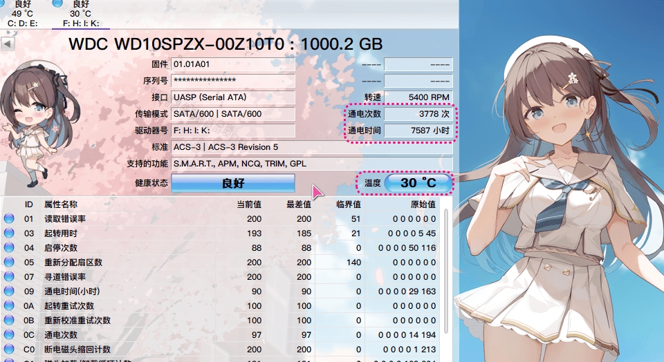 图片[2]-硬盘检测工具 CrystalDiskInfo v9.3.0 解锁单文件免安装版-花园博客